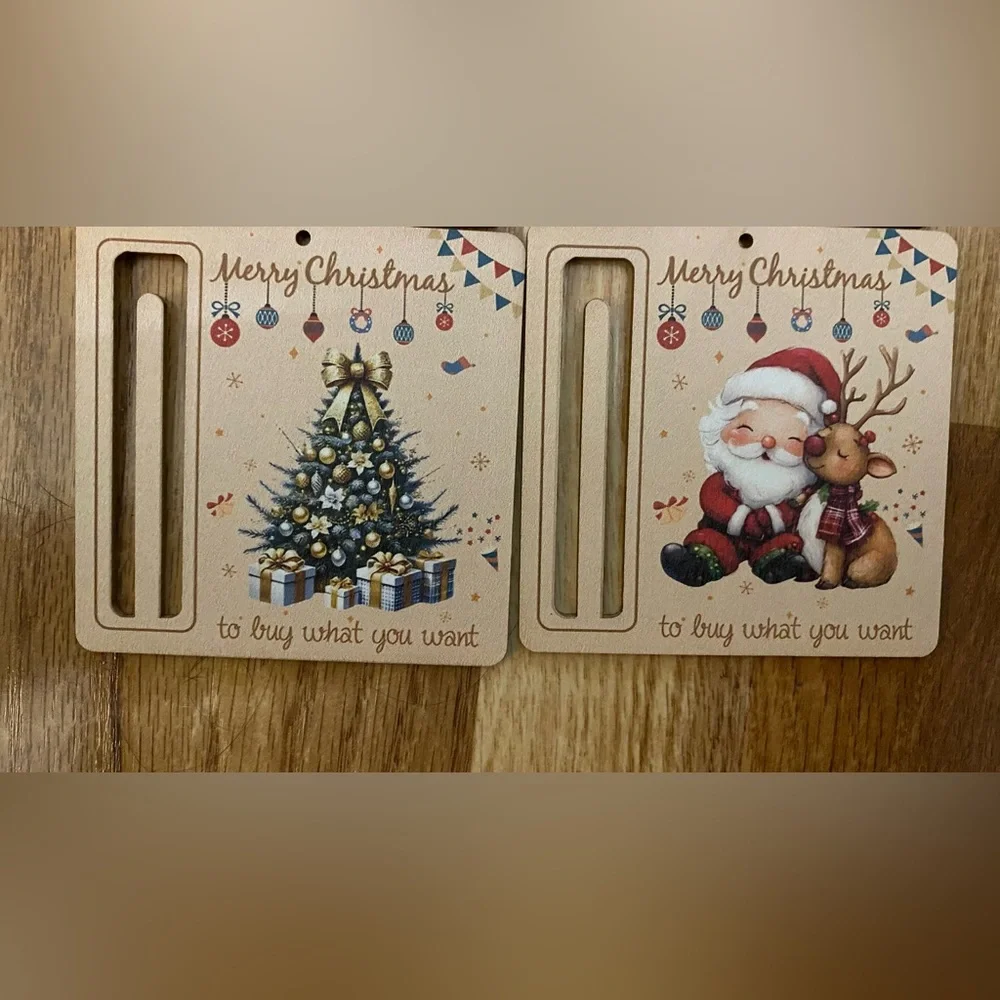 6 pcs Christmas Gift Money Clip Set, NWT